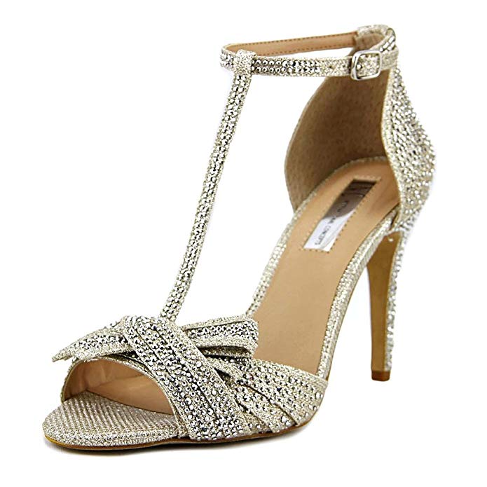 Inc International Concepts Womens Risha2 Open Toe Special Occasion T-Strap Sa.