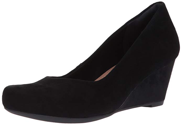 CLARKS Women's Flores Tulip Wedge Pump