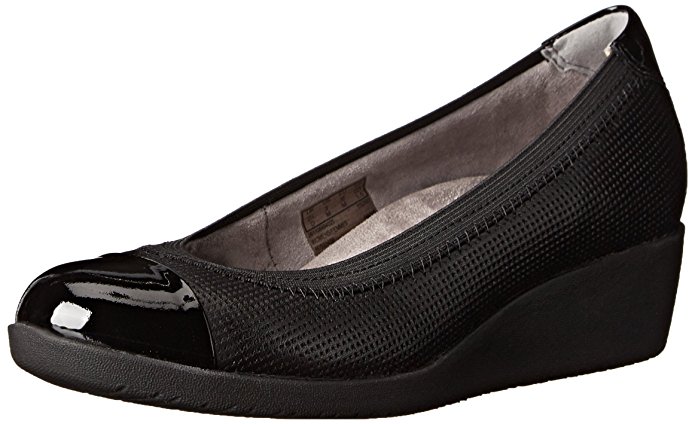 CLARKS Women's Petula Sadie Synthetic Wedge